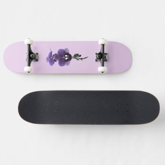 Fleur d'orchidée violette, Skateboard (Horz)