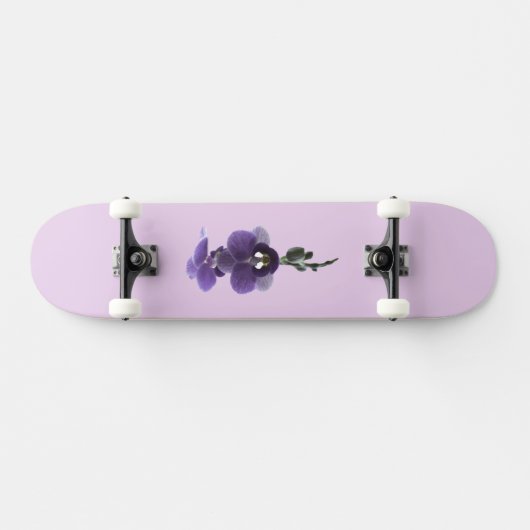 Fleur d'orchidée violette, Skateboard (Horz)