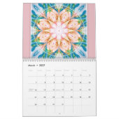 Fleur du calendrier 2015 de mandala de la vie (Mar 2027)