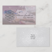 Fleur du Carte de visite standard de vie (Devant / Derrière)