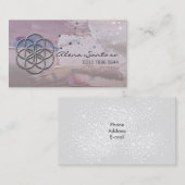 Fleur du Carte de visite standard de vie (Devant / Derrière)