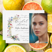 Fleur du Jardin de France photo Invitation