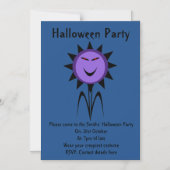 Fleur du mal Kawaii Goth Invitations du parti Hall (Recto)