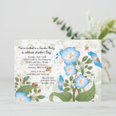 Fleur du matin Invitation de la fête des mères (Debout devant)