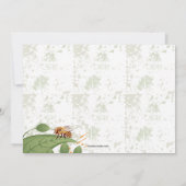 Fleur du matin Invitation de la fête des mères (Dos)