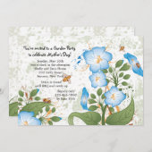 Fleur du matin Invitation de la fête des mères (Devant / Derrière)