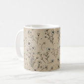 Fleur du matin : Mug de café floral (Devant gauche)