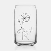 Fleur du mois de la naissance Août matin Gloire Br (Recto)