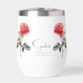 Fleur du mois de naissance Juin Rose (Avant)