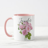 Fleur du mois de naissance - mug personnalisé juin (Gauche)