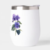 Fleur du mois de naissance Violet de février (Gauche)