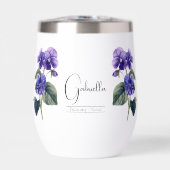 Fleur du mois de naissance Violet de février (Avant)