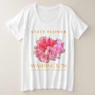 Fleur du Territoire de Washington Le Rhododendron