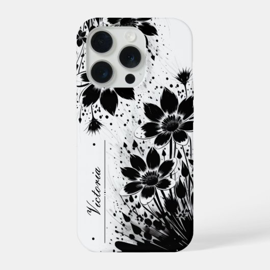 Fleur éclaboussée d'encre (Verso)