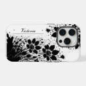 Fleur éclaboussée d'encre (Verso Horizontal)