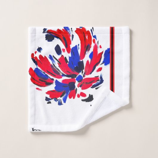 Fleur éclatée (Gant de toilette)