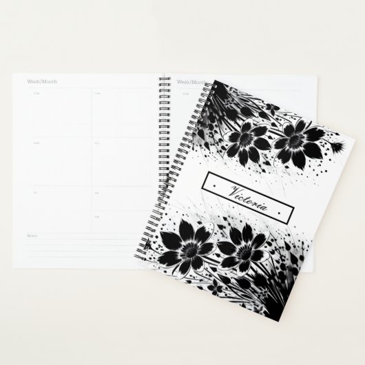 Fleur éclatée d'encre (Devant avec enveloppe)