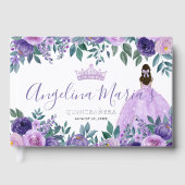 Fleur Élégant Violet Quinceañera (Recto)