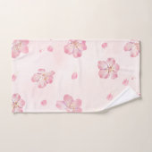 Fleur Élégante de Cerisier Rose (Serviette à main)