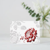Fleur Enregistrer Les Dates Cartes Postales (Debout devant)