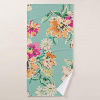 fleur esquissée aux couleurs vives - backgr sans s