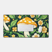 Fleur et champignon vert et or (Clavier et souris)