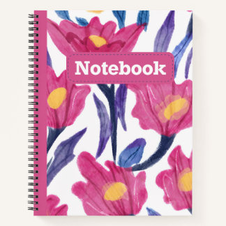Fleur et croissance Carnet spiral floral 🌺 🌿