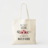 Fleur Et Élégante Soeur Maid Of Honor Sac fourre-t (Devant)