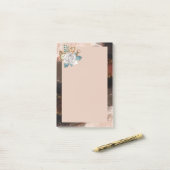 Fleur et Granite Post-it Notes (Sur un bureau)