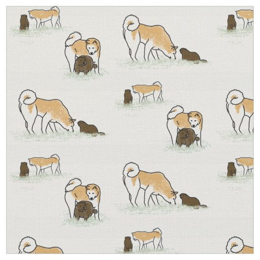 Fleur et le tissu de groundhog (Fermer)
