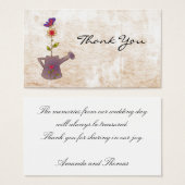 Fleur et papillon merci (Devant & derrière)