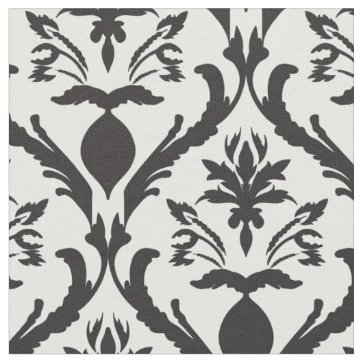 Fleur et plumes tissu Damas (Fermer)