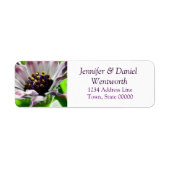 Fleur Étiquette de adresse Daisy (Devant)