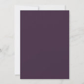 Fleur exotique violette | Invitation de douche de (Dos)
