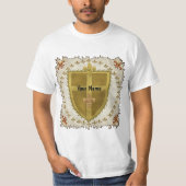 Fleur Family Crest Achternaam T-shirt (Voorkant)
