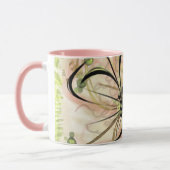 Fleur fantaisie (11 oz. Mug en céramique) (Gauche)