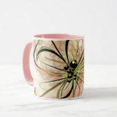 Fleur fantaisie (11 oz. Mug en céramique) (Devant gauche)