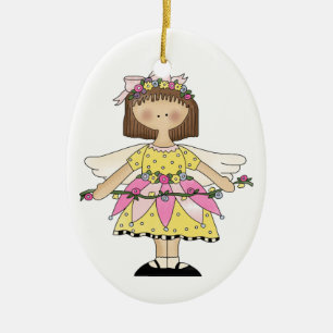 Fleur Fée fille ornement