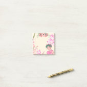 Fleur Fille 5 Post-it (Sur un bureau)