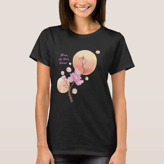 Fleur fleurie T-shirt mère Jour (Devant)