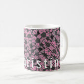 Fleur Floral Conception Mug personnalisée (Devant droit)
