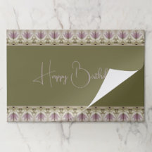 Fleur floral pourpre avec beige