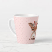 Fleur Fox Latte Mug (Angle gauche)