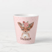 Fleur Fox Latte Mug (Devant)