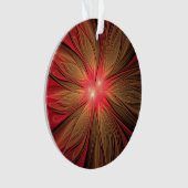 Fleur fractale de fansy rouge (devant)