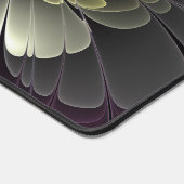 Fleur fractale grise de pourpre moderne abstraite (Coin)