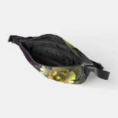 Fleur fractale grise khaki pourpre moderne abstrai (Ouvrir)
