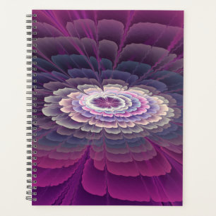 Fleur frappante abstraite fractale couleur rose