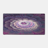 Fleur frappante abstraite fractale couleur rose (Recto)
