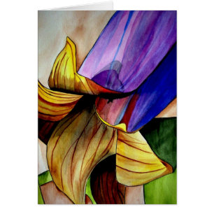 Fleur Fritillaire violet couleur d'origine art